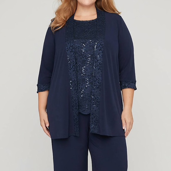 catherines plus size pants suits